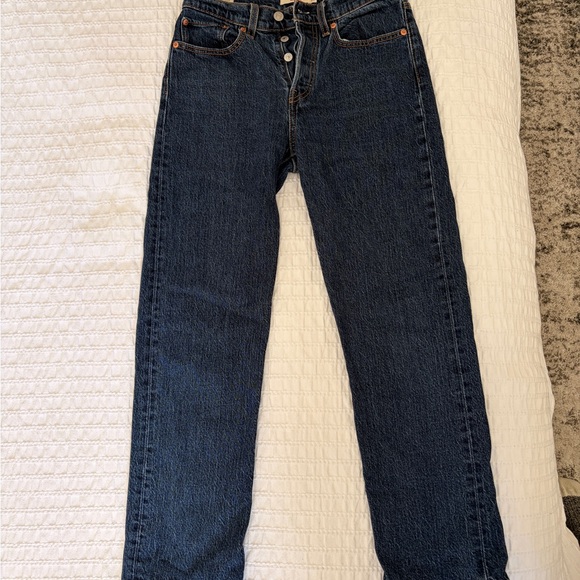 Levi's Denim - Levi's Women's wedgie Straight Leg Jeans - Dark Blue